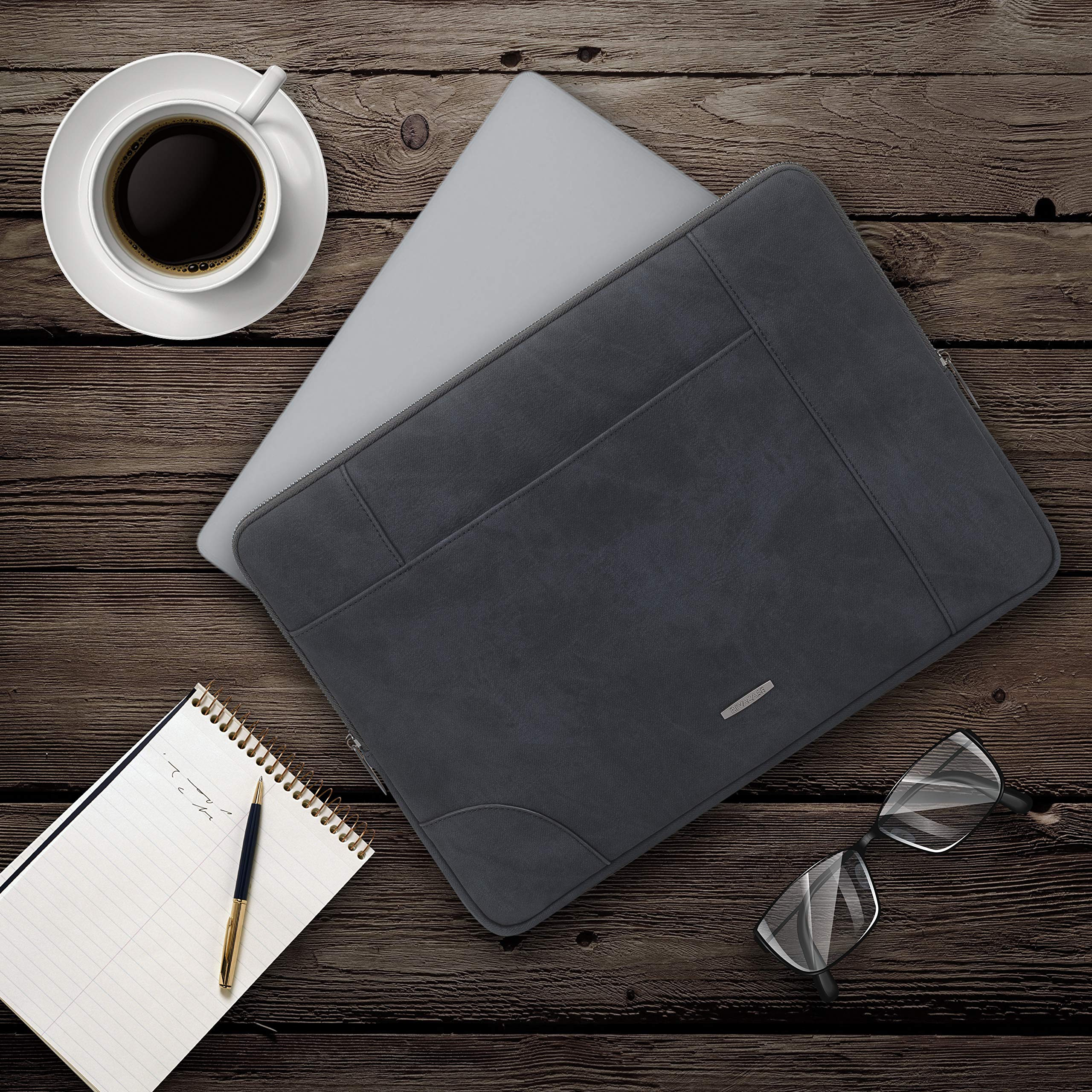 Rivacase Erebus 8903 Laptophülle 13,3 Zoll Schwarz Kunstleder