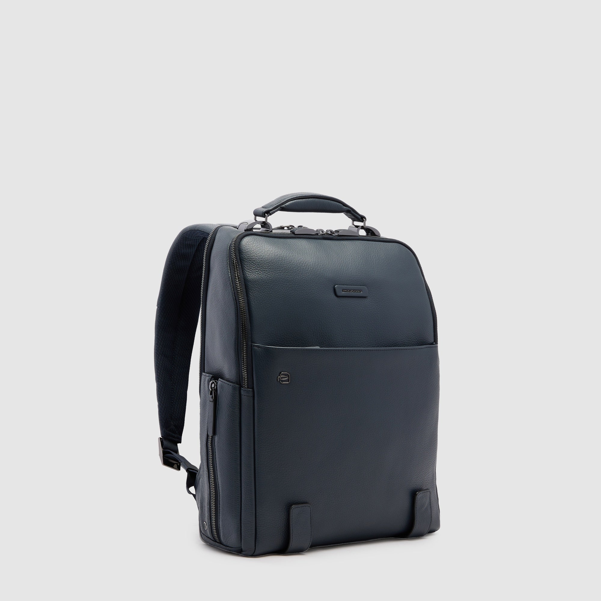 Piquadro Urban Rucksack 15,6 Zoll Laptop Blau schlank