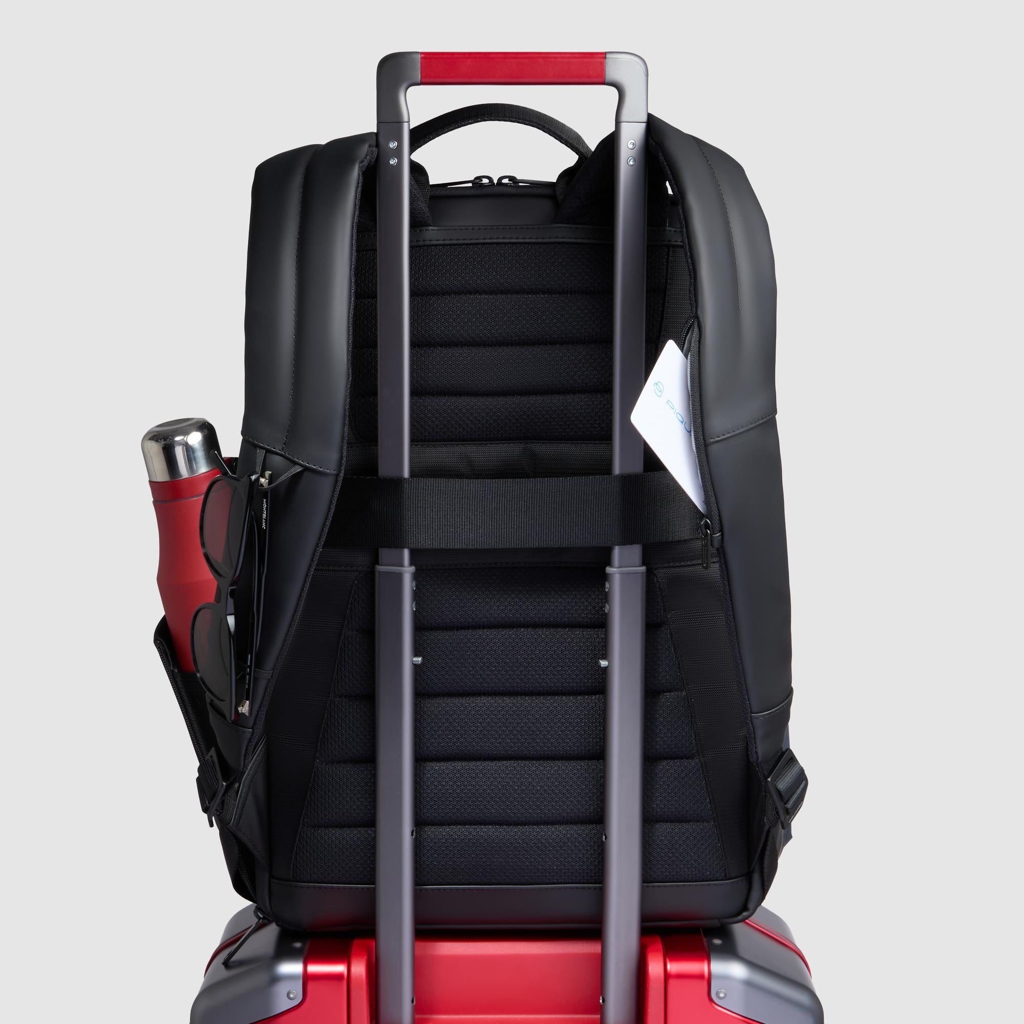 Piquadro x Ducati Rucksack 15,6 Zoll Schwarz RFID