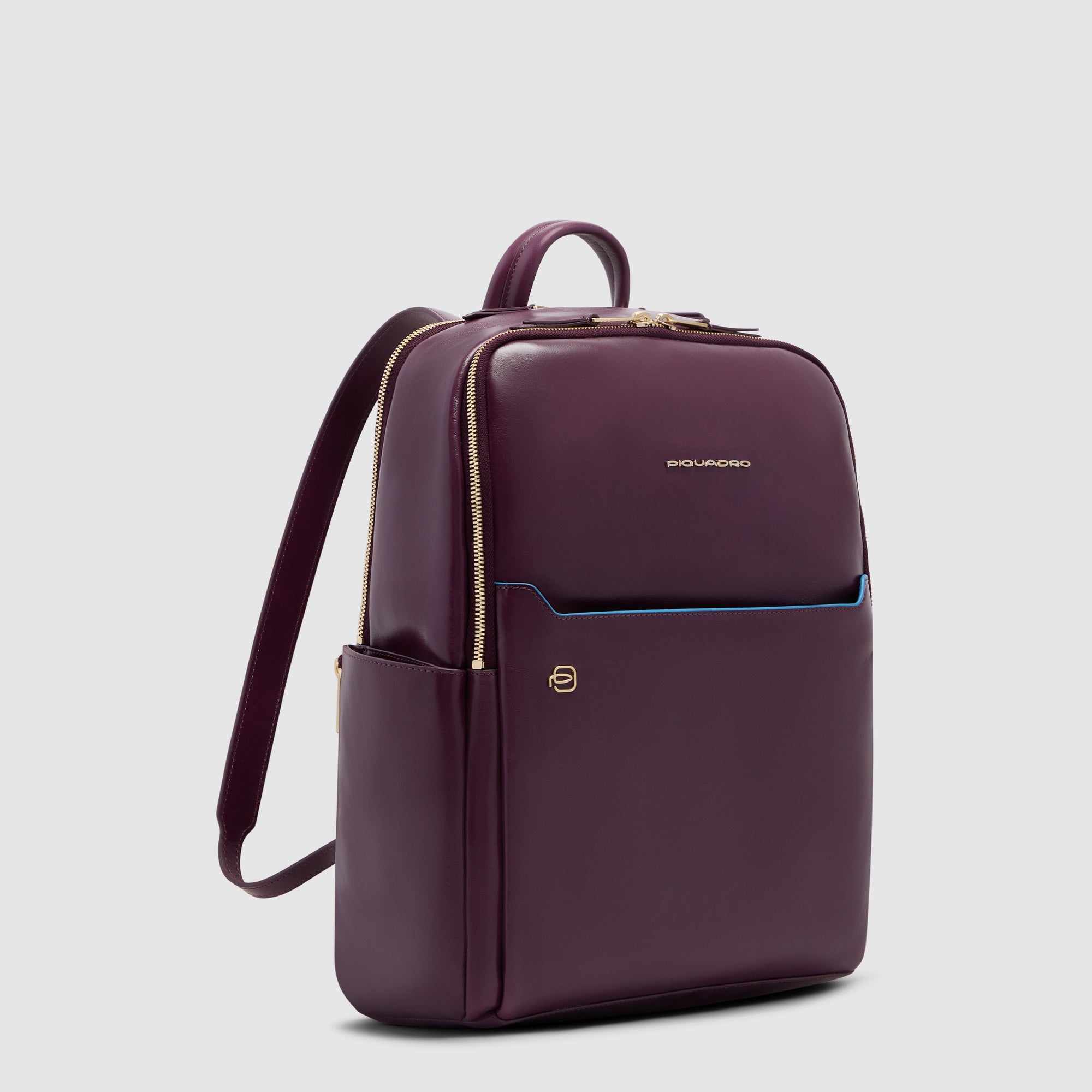 Piquadro Lyra Rucksack Damen Leder 14 Zoll Laptop RFID
