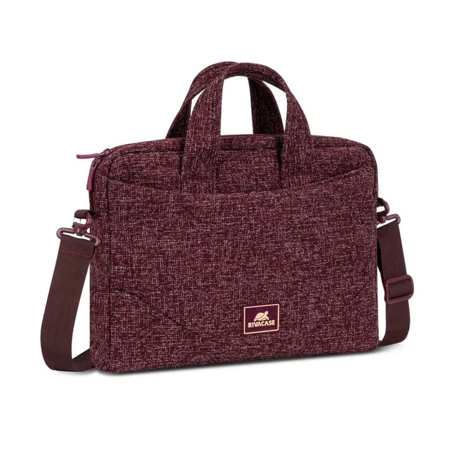RIVACASE Tiergarten Laptoptasche 14 Zoll Burgunderrot