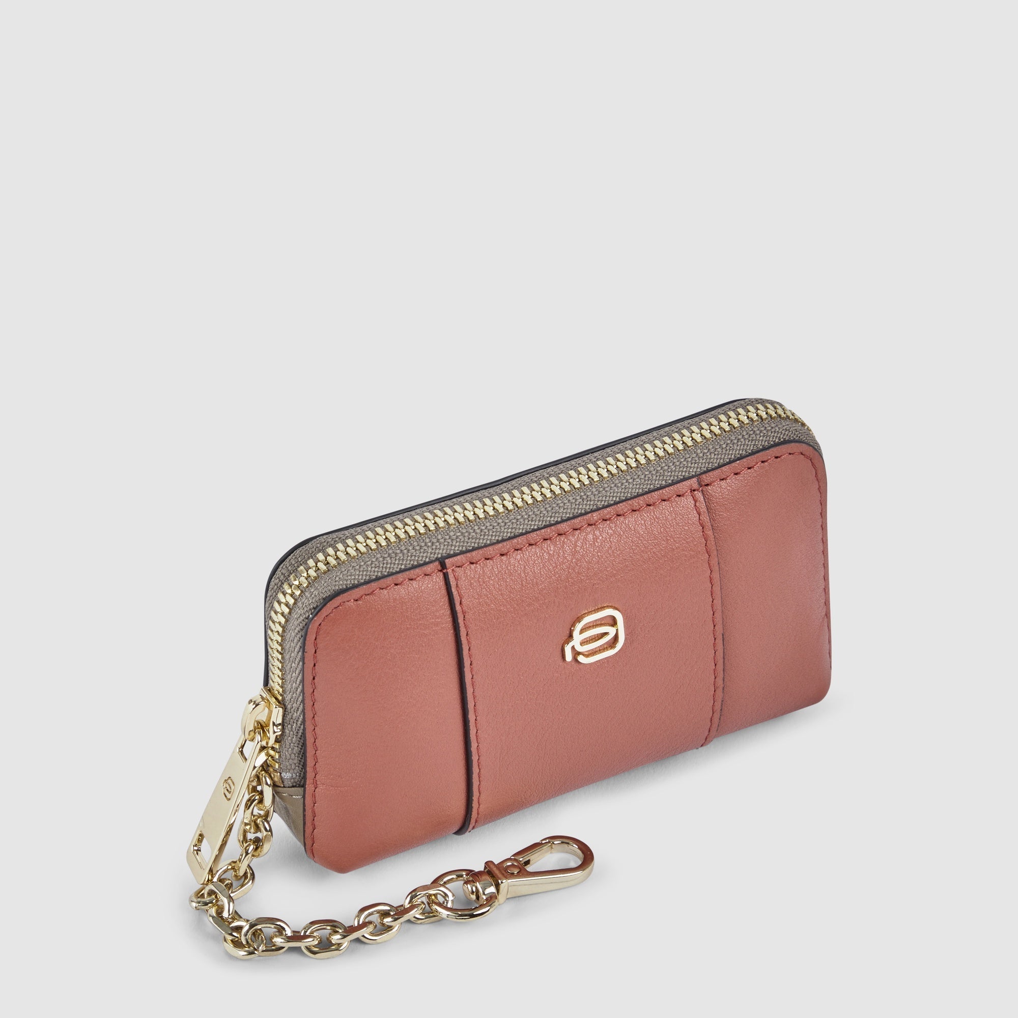 Piquadro Materia Schlüsseletui Damen Schwarz Leder Etui