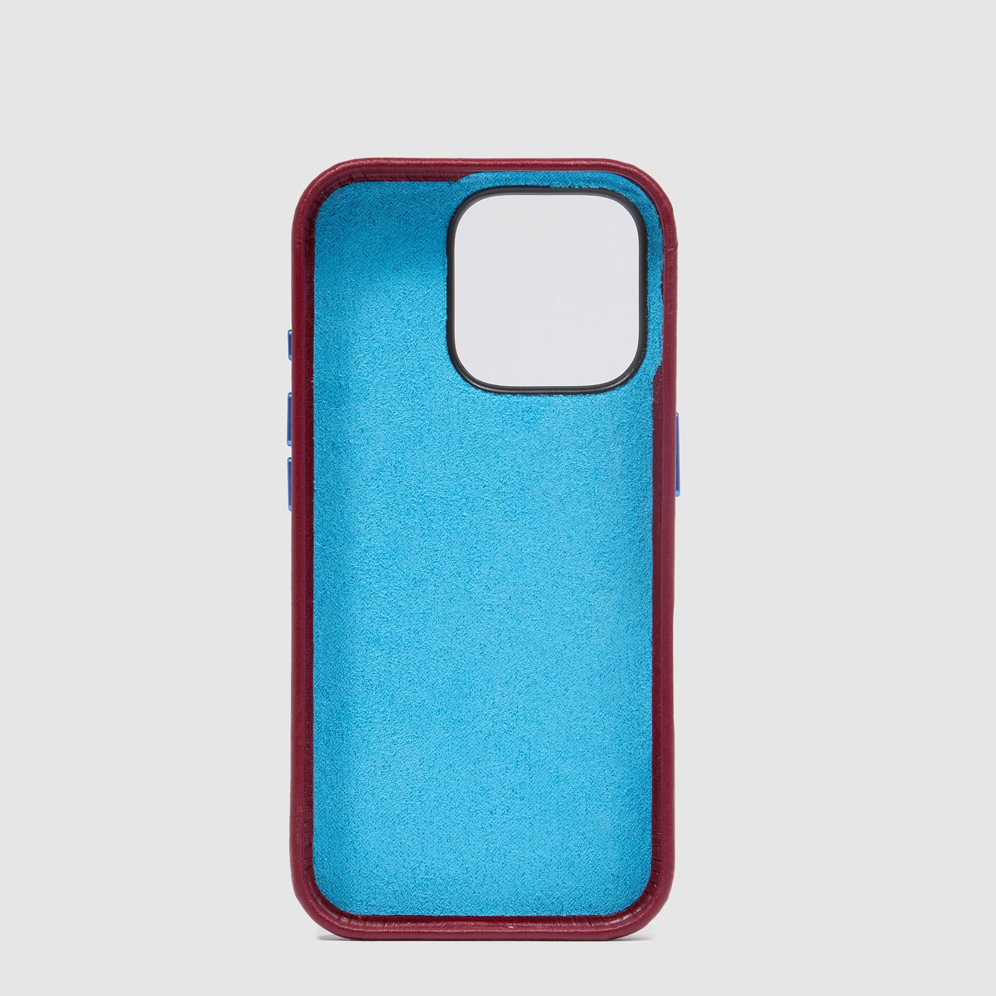 Piquadro Connequ Handyhülle iPhone 16 Pro Leder Braun