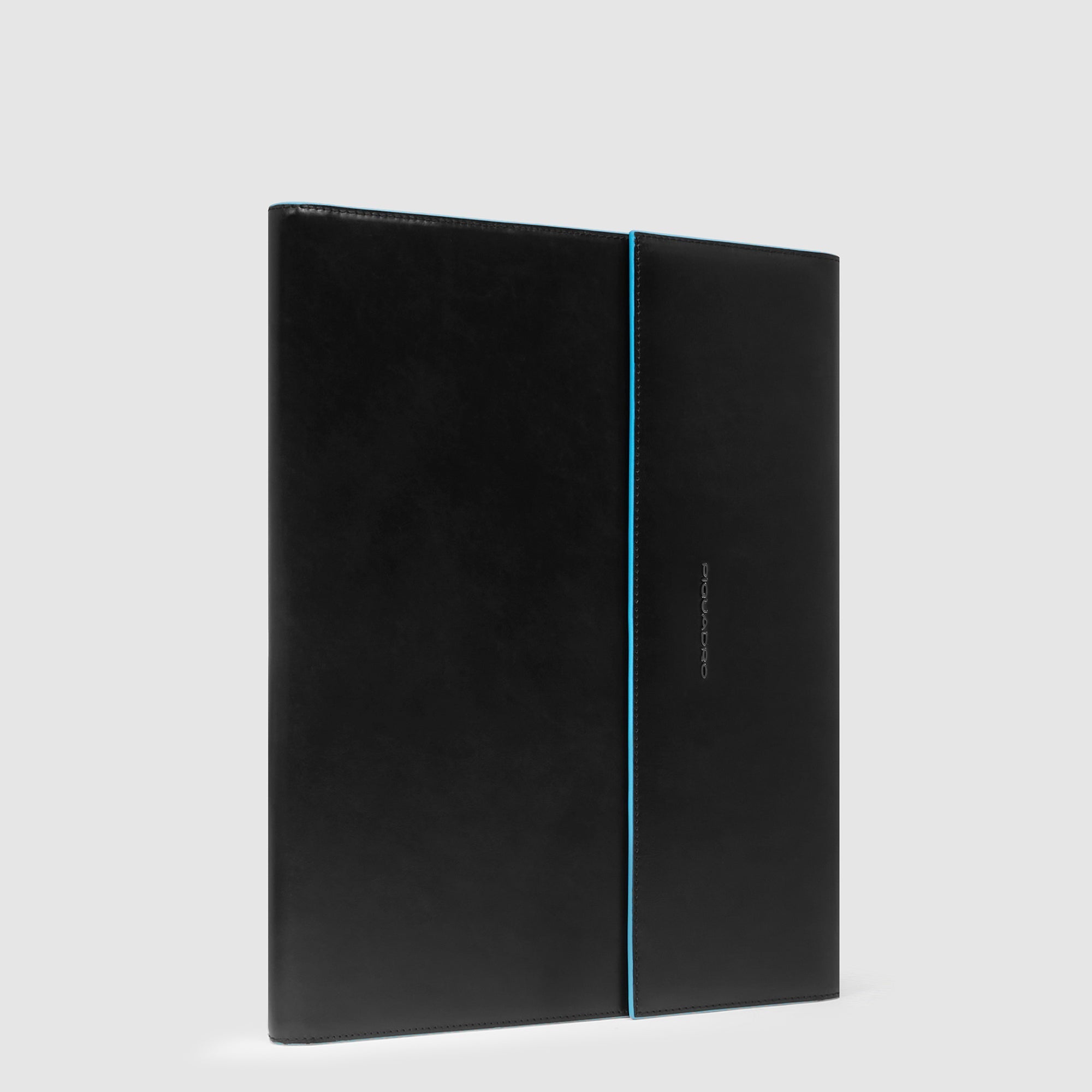 Piquadro Brief Portablocco A4 Leder Schreibmappe schwarz