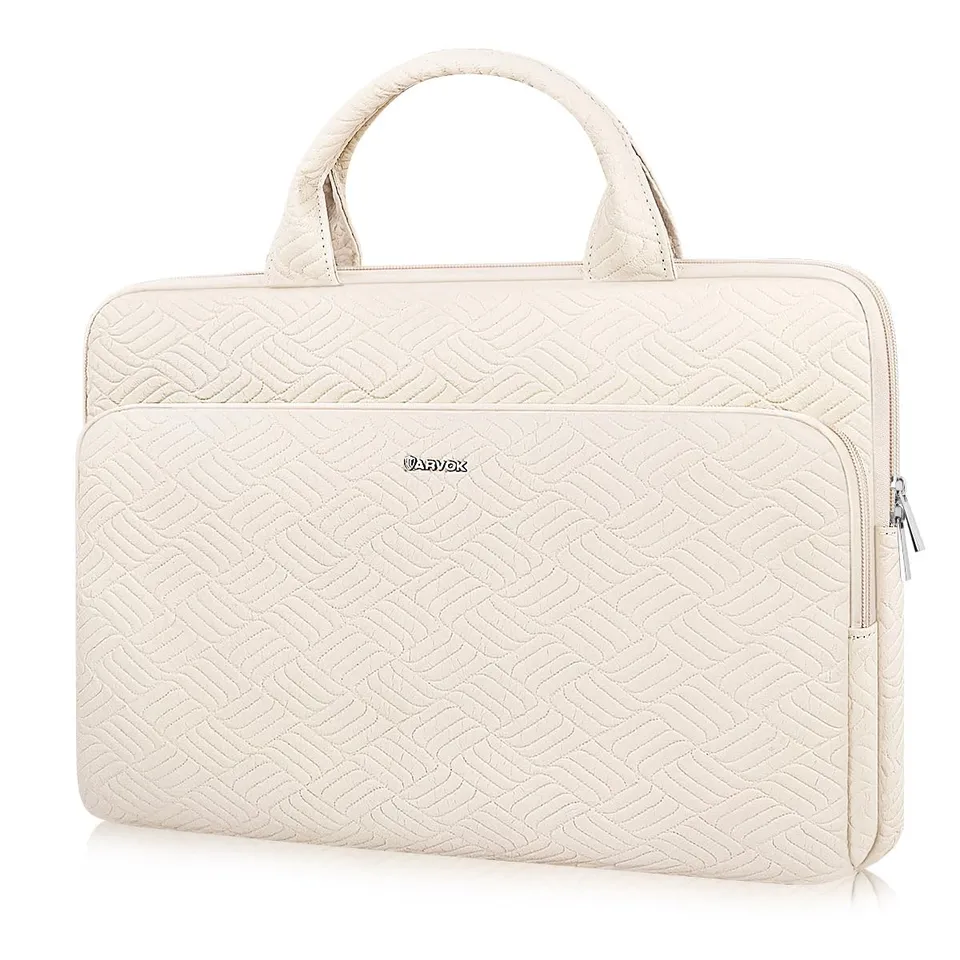 Arvok Business Sleeve 15,6 Zoll Weiß mit Griff