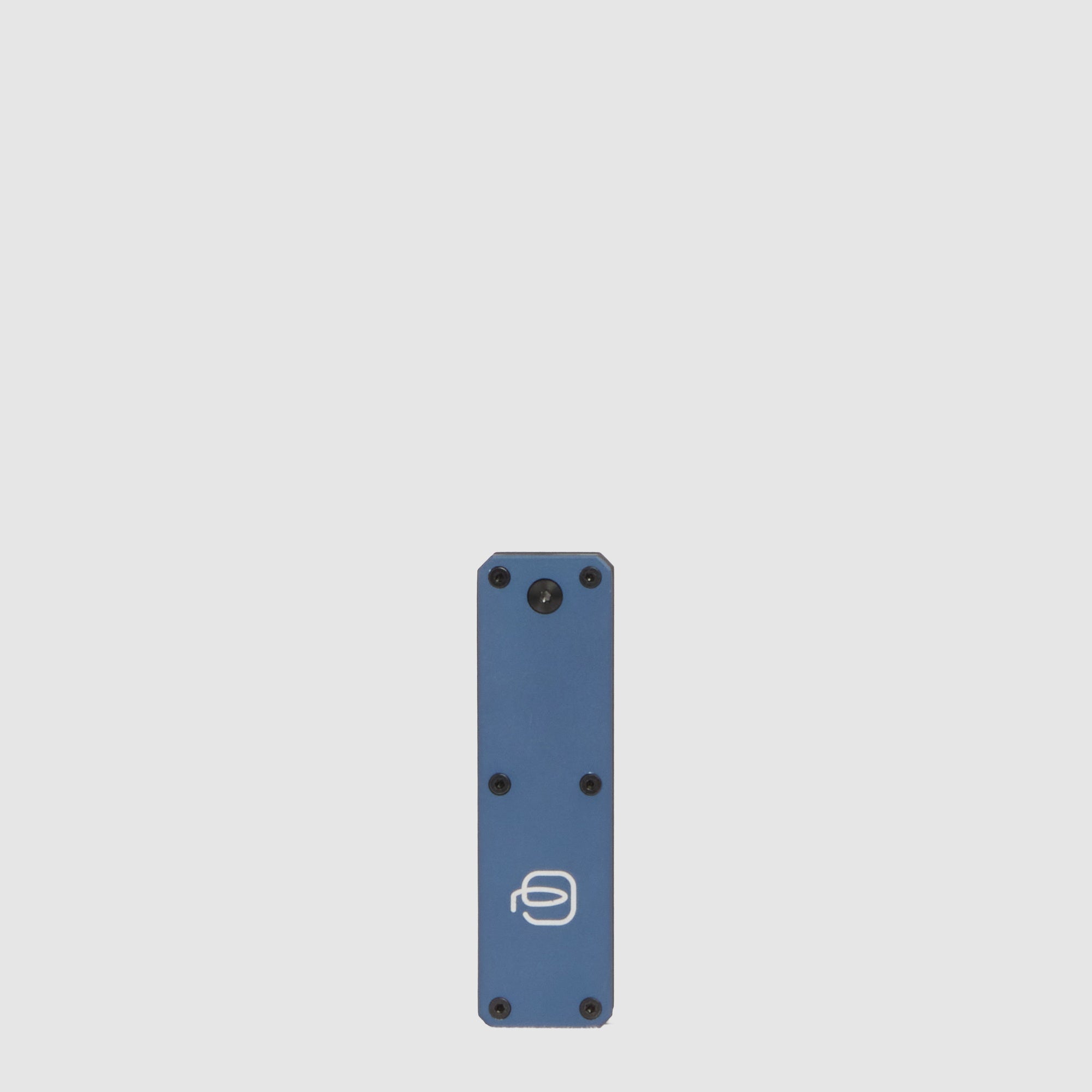 Piquadro Connequ Schlüsselanhänger Leder Blau mit Tracker