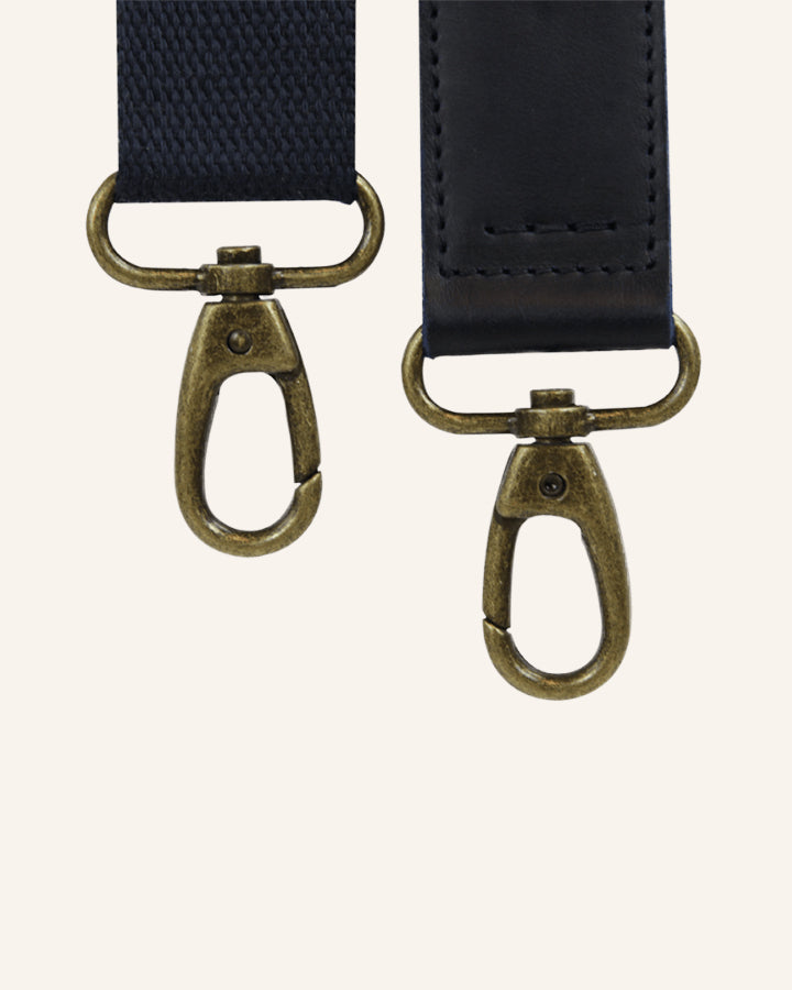 Buckle & Seam Canvas Schulterriemen Taschenriemen Braun 140cm