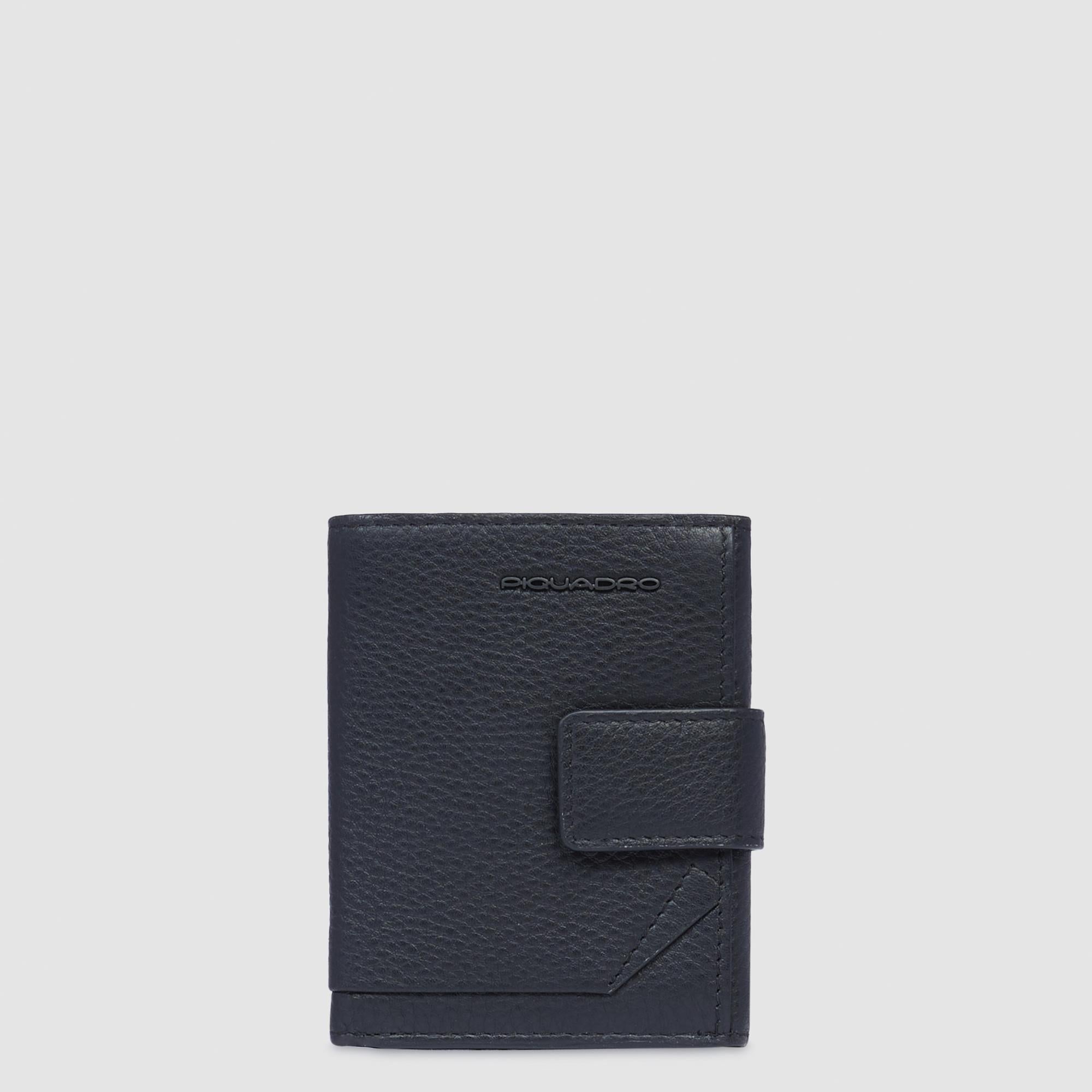 Piquadro Blue Square Geldbörse Herren Münzfach Leder