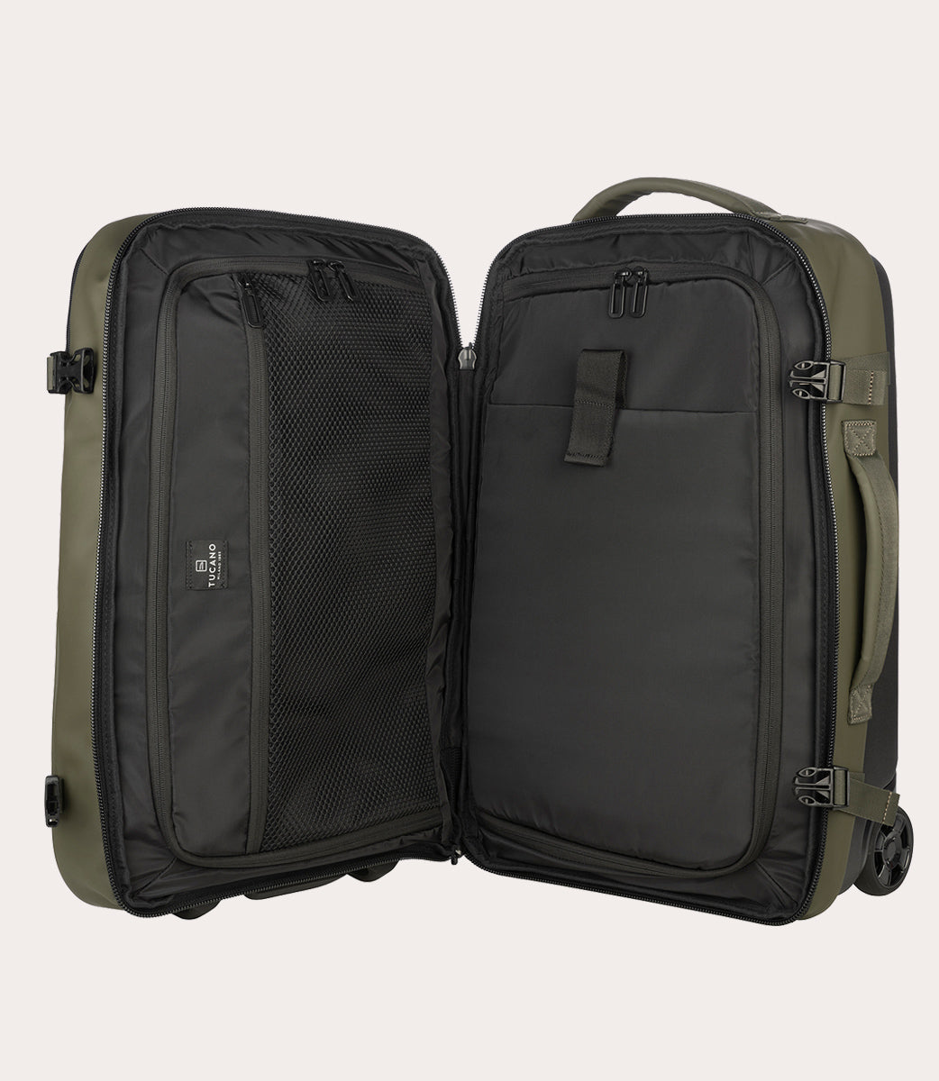 Tucano Gommo Trolley Kabinengepäck Blau wasserabweisend