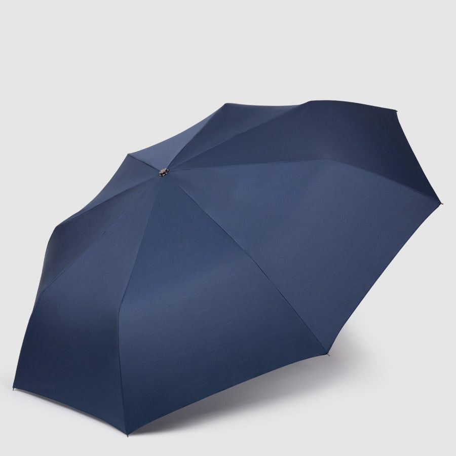 Piquadro Corner 2.0 Regenschirm automatisch schwarz winddicht
