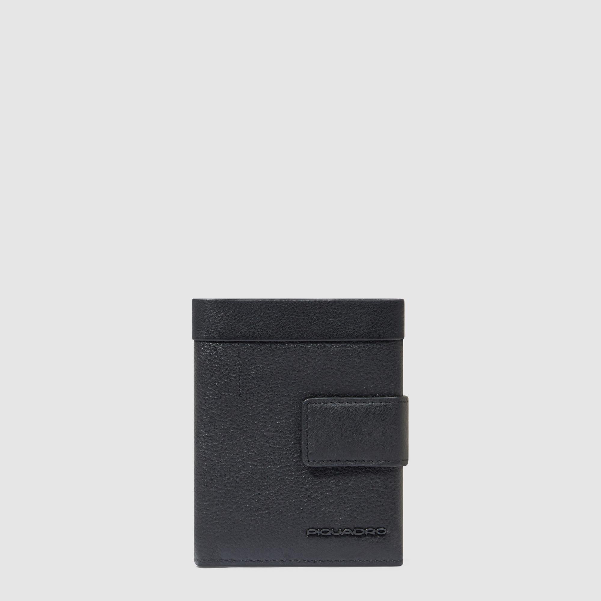 Piquadro Blue Square Herren Geldbörse Kompakt Blau RFID