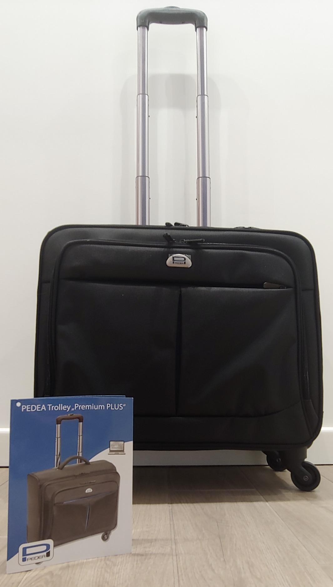 PEDEA Premium Plus Laptop-Trolley 17,3 Zoll Rollkoffer Schwarz