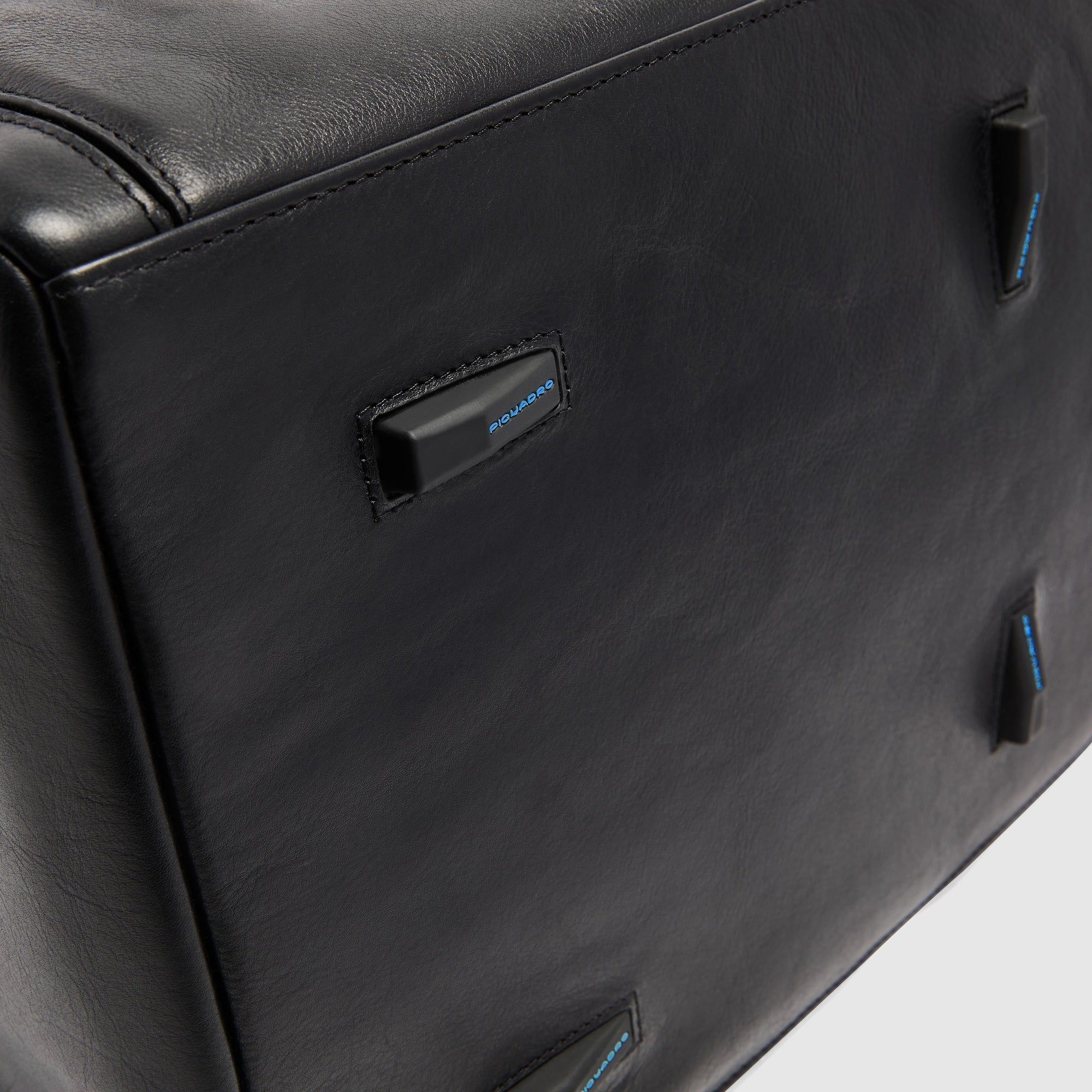Piquadro Rover Reisetasche Weekender Leder Schwarz Herren
