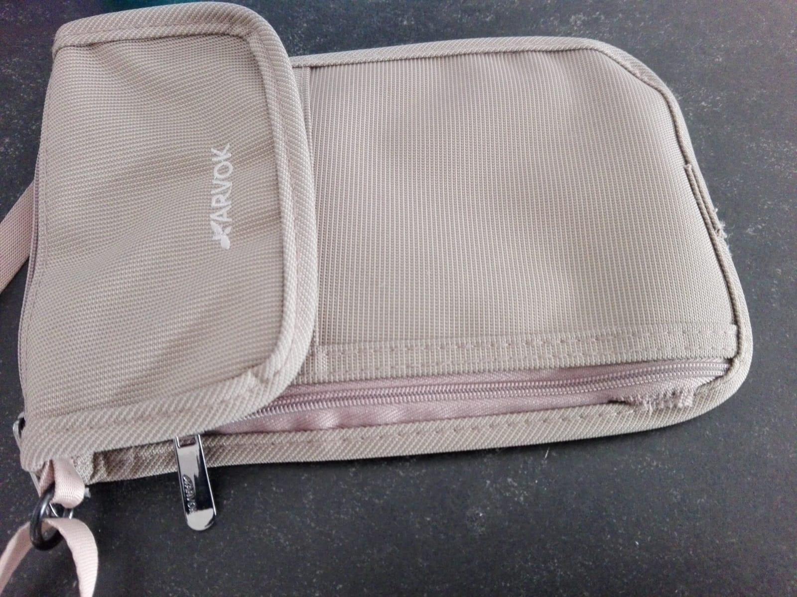 ARVOK Travel Accessories Brustbeutel RFID 10 Fächer schwarz