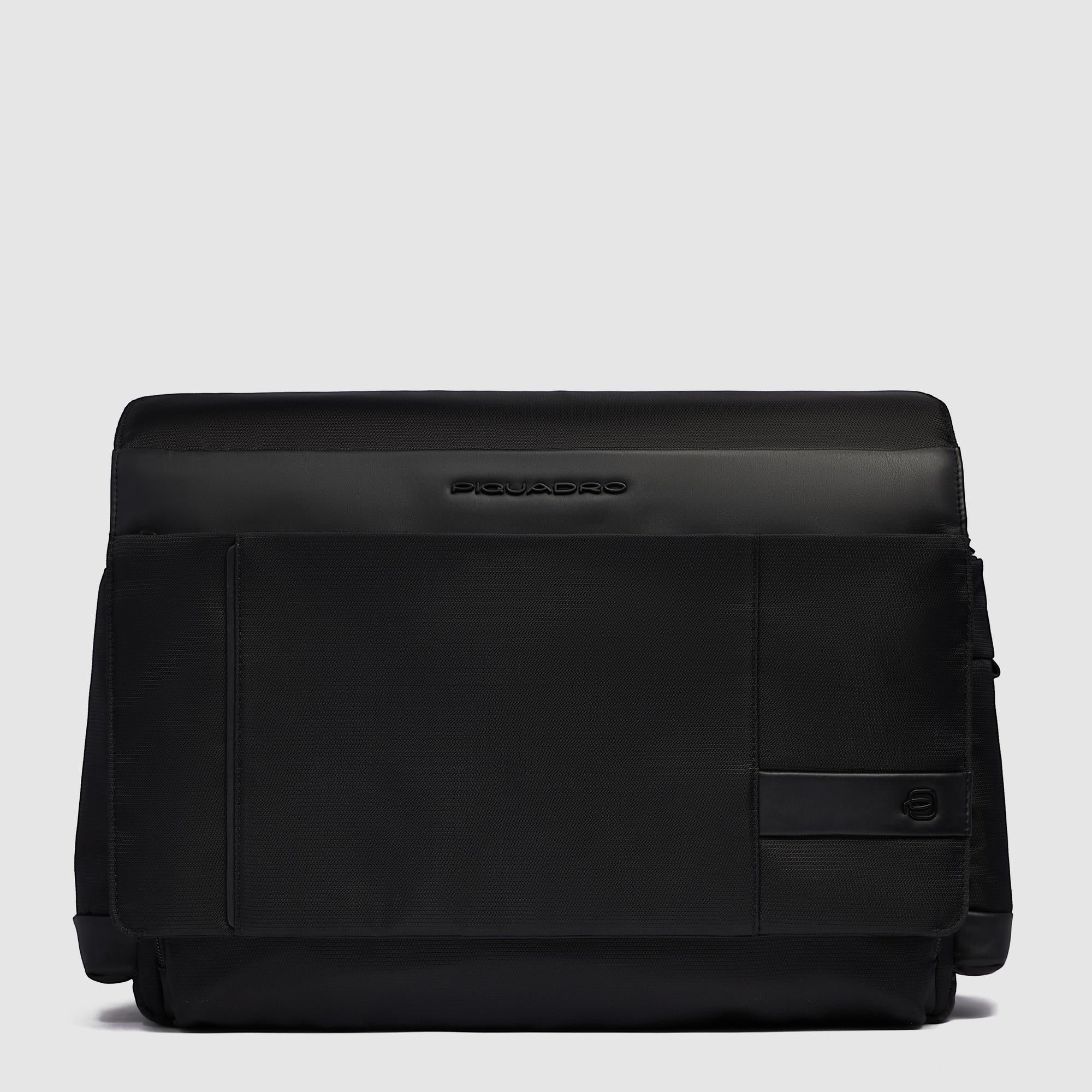 Piquadro Brief Messenger Laptoptasche 15,6 Zoll schwarz