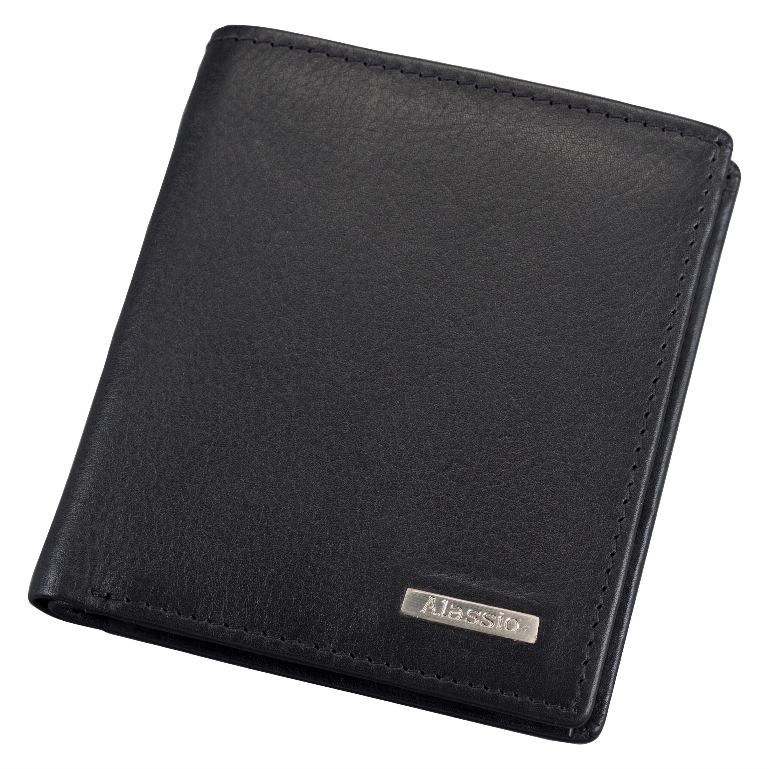 Lightpak Mini Geldbörse Carbon Optik Schwarz Hochformat
