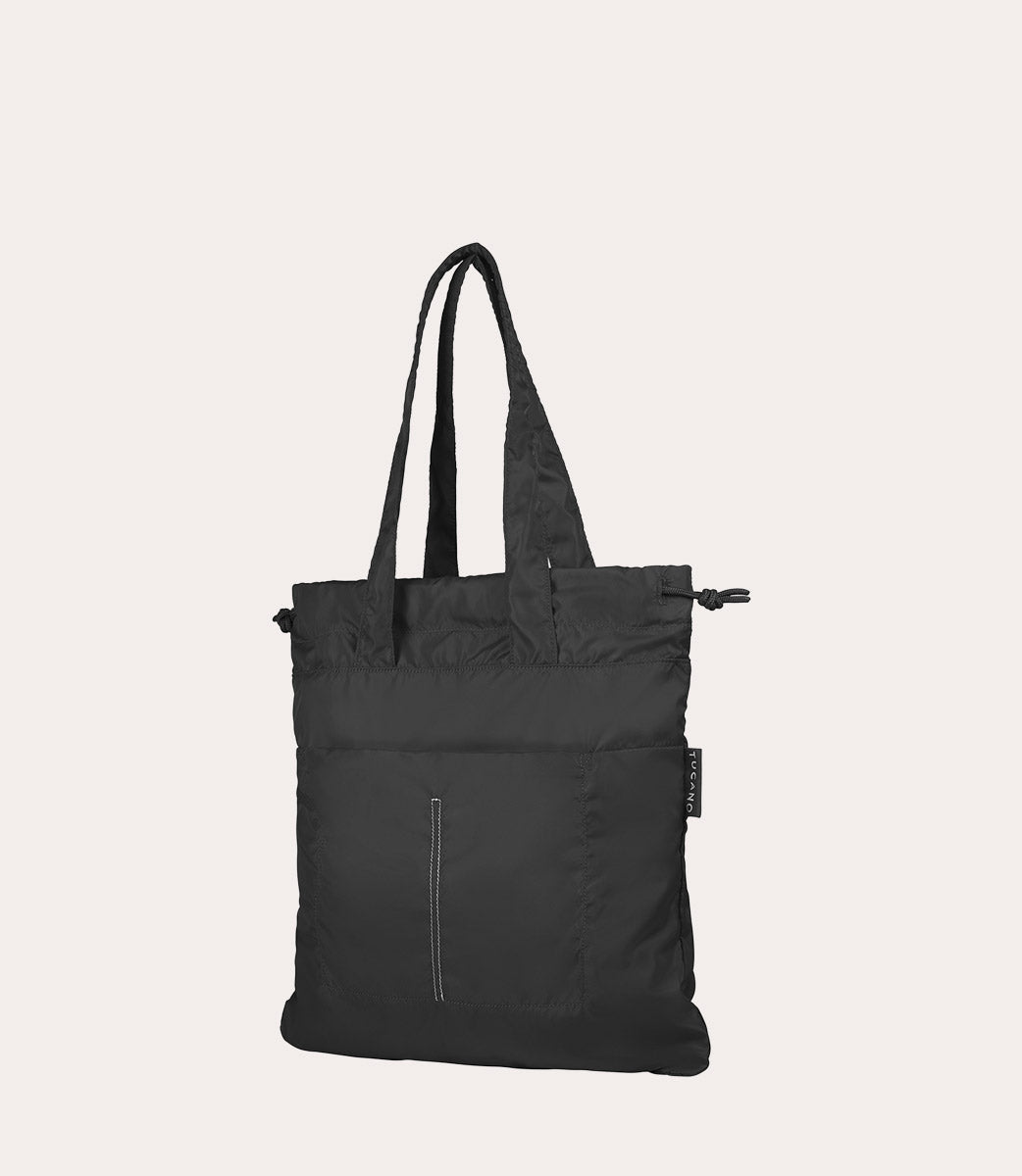 Tucano Compatto Eco Shopper Faltbare Tasche Blau Nylon