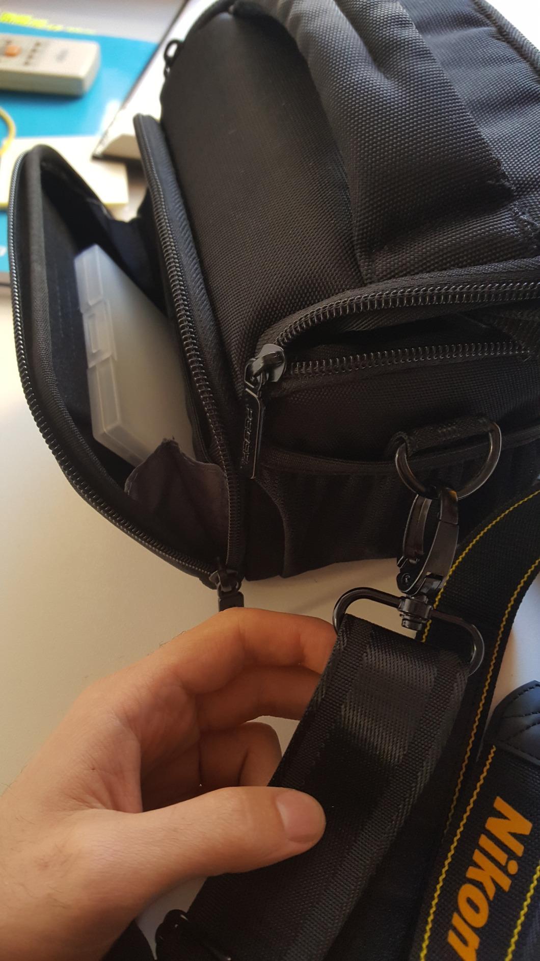 Pedea Guard Kameratasche Schwarz Messenger
