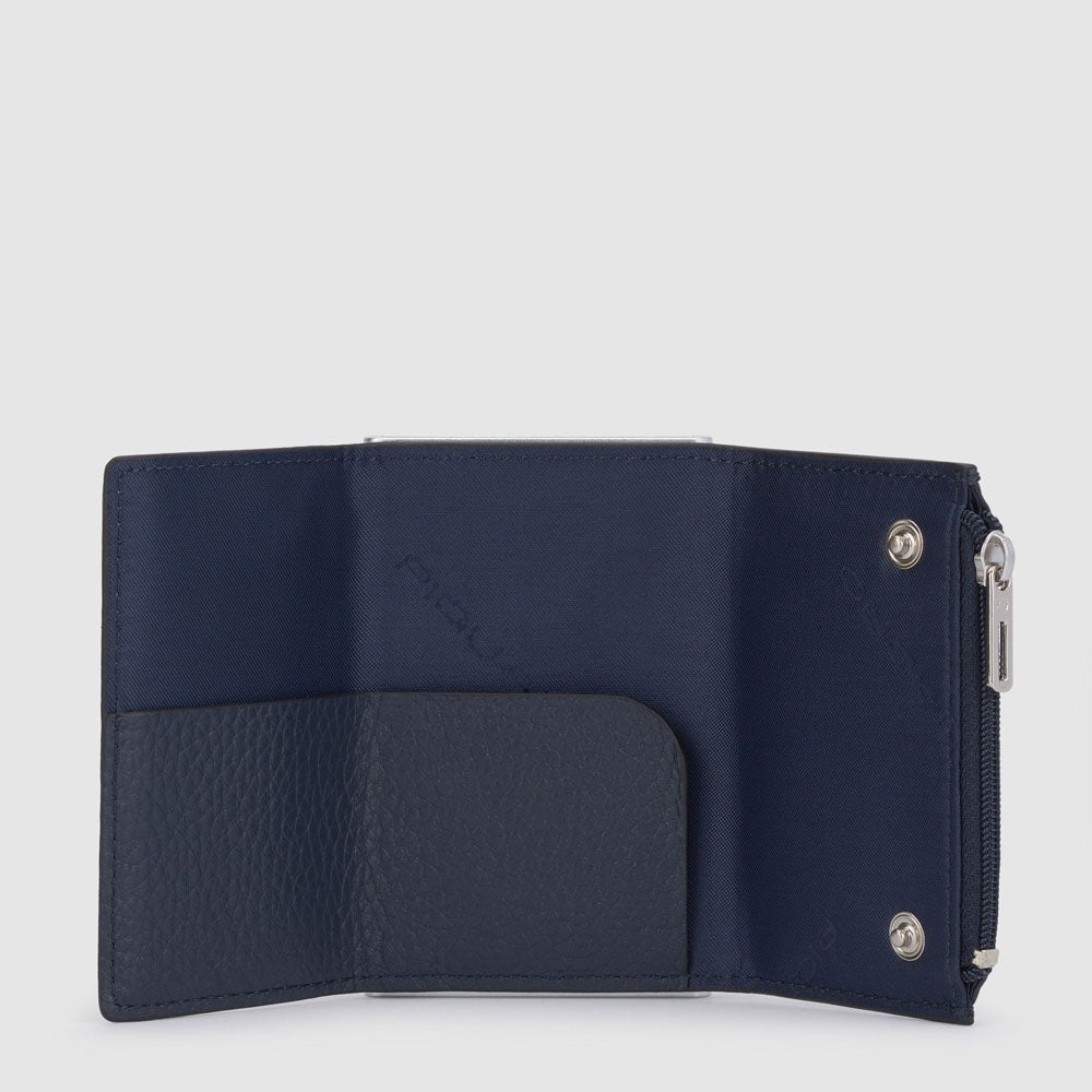 Piquadro Black Square Geldbörse Herren Automatik RFID