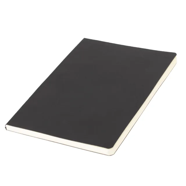 Alassio Notizbuch A5 liniert Hardcover schwarz matt 64 Blatt