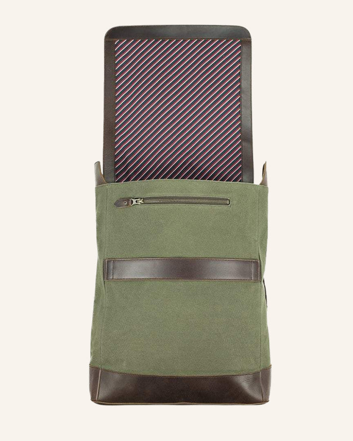 Buckle & Seam Morris Canvas Rucksack Blau Minimalistisch
