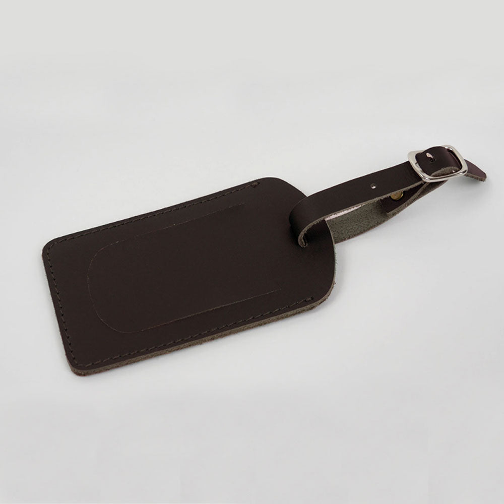 Buckle & Seam Safar Kofferanhänger Leder mit Kartenfach