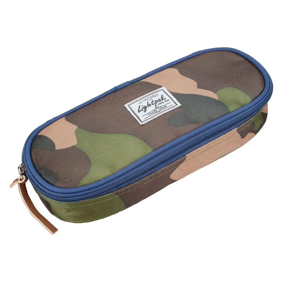Lightpak Wild Child Schreibgeräteetui camouflage-blau