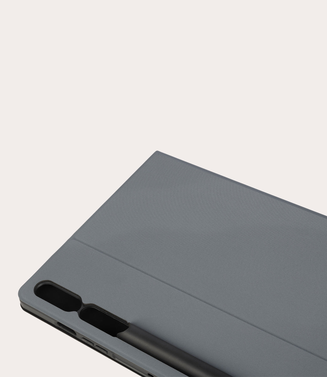 Tucano Gala Tablethülle Galaxy Tab S9 11 Zoll Grau Ständer