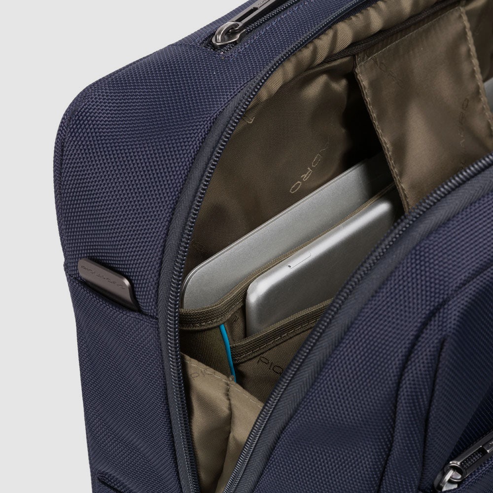 Piquadro PQLP Piloten Trolley 15,6 Zoll Schwarz Handgepäck