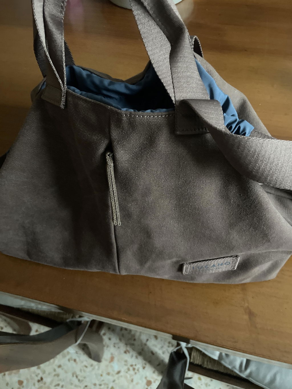 Tucano Carry Shopper Medium Tasche 21L Beige Canvas