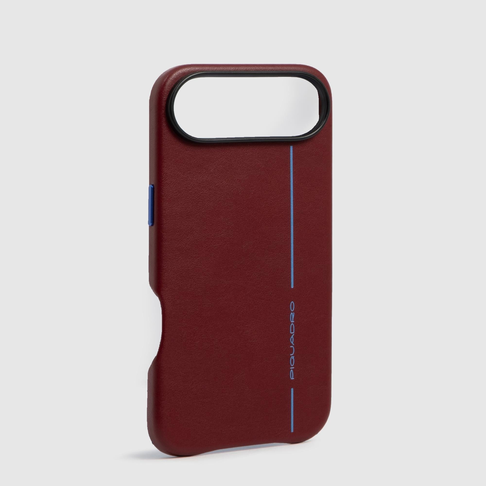 Piquadro BagMotic Handyhülle iPhone 17 Air Leder MagSafe