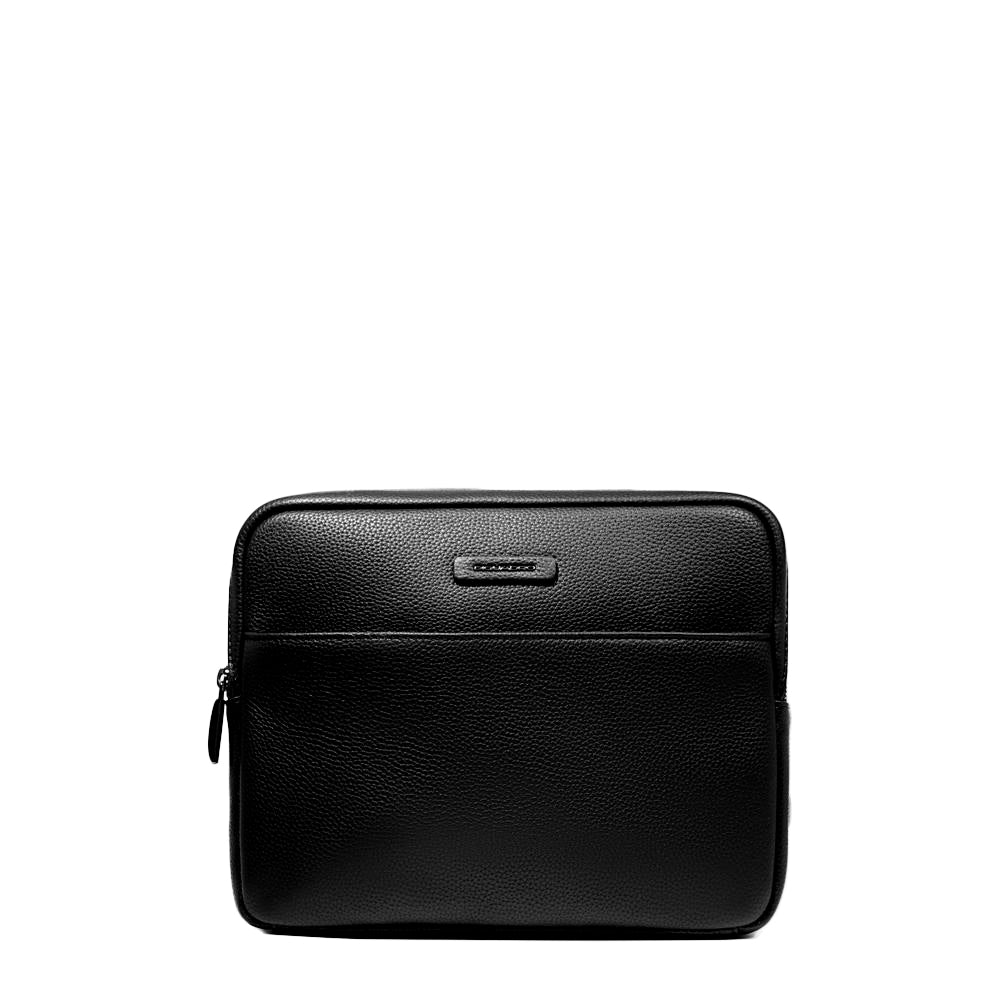 Piquadro Urban Herrentasche iPad Leder Schwarz