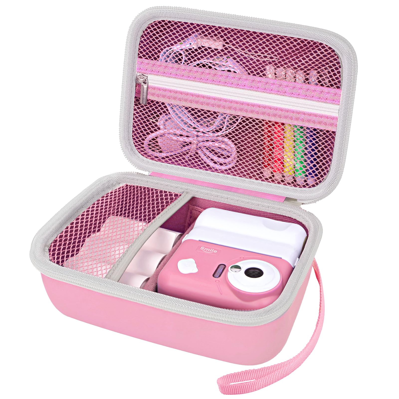 Arvok Travel Accessories Kamera Tasche Rosa für Kinderkamera