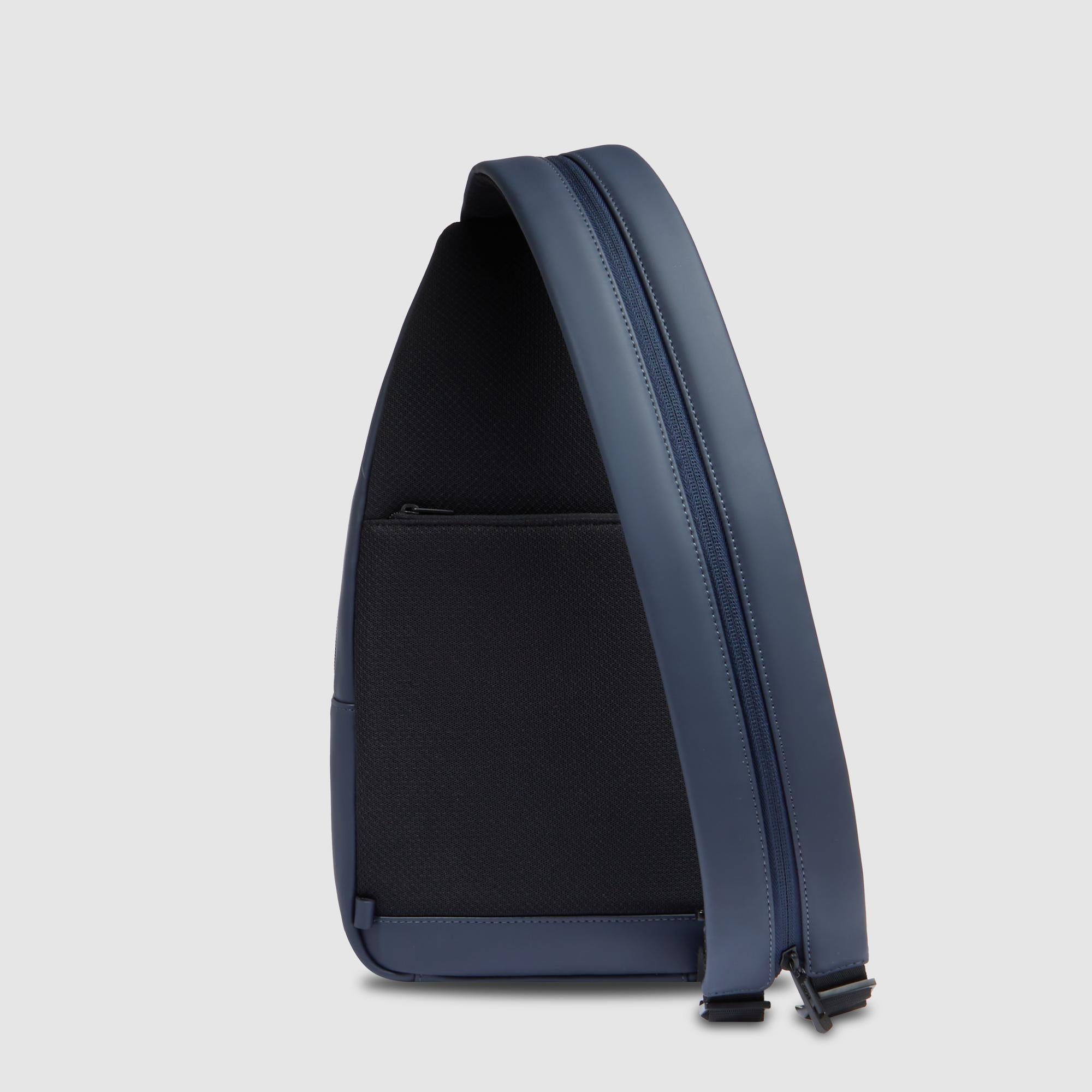 Piquadro Corner 2.0 Sling Bag Blau Wasserabweisend