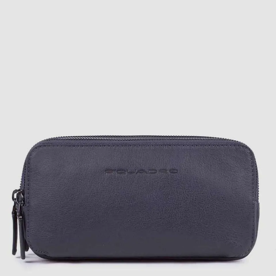 Piquadro Modus Pochette Leder 3 Fächer Schwarz