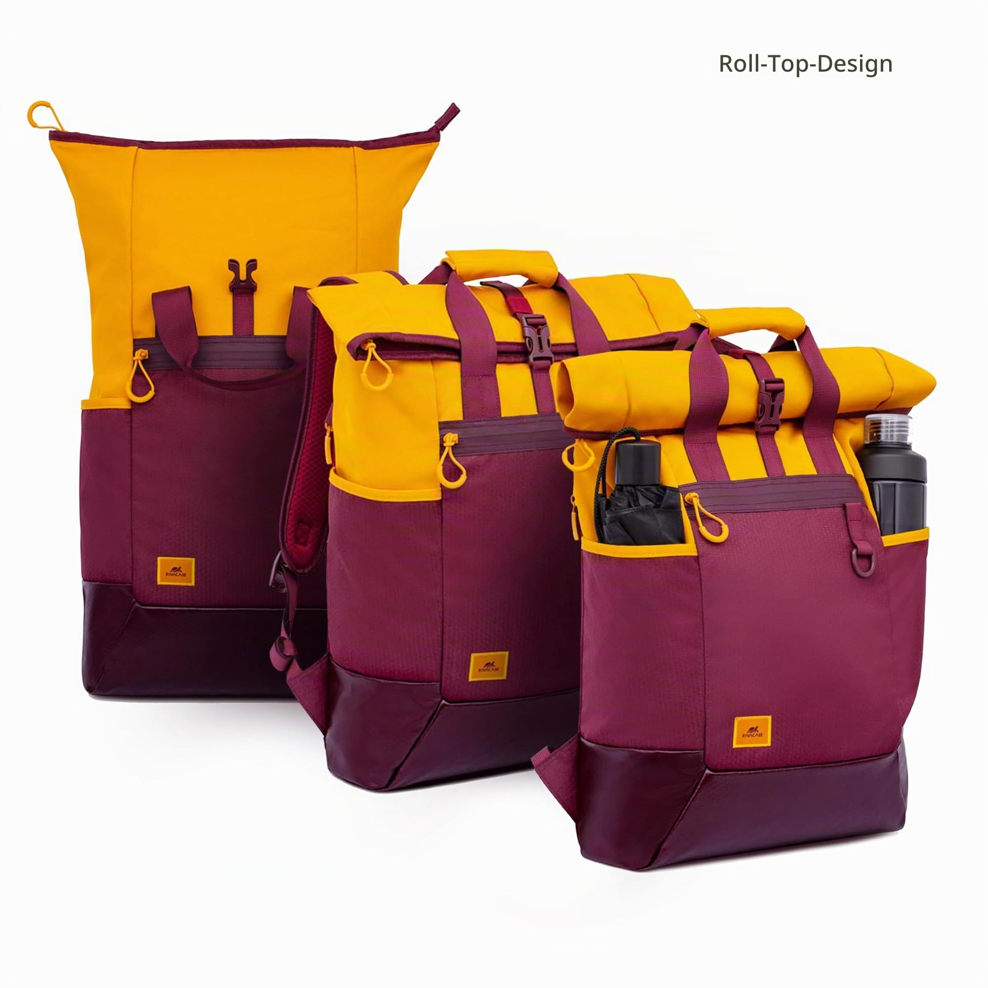 Rivacase Komodo Laptop Rucksack 15,6 Zoll Burgunderrot 25L