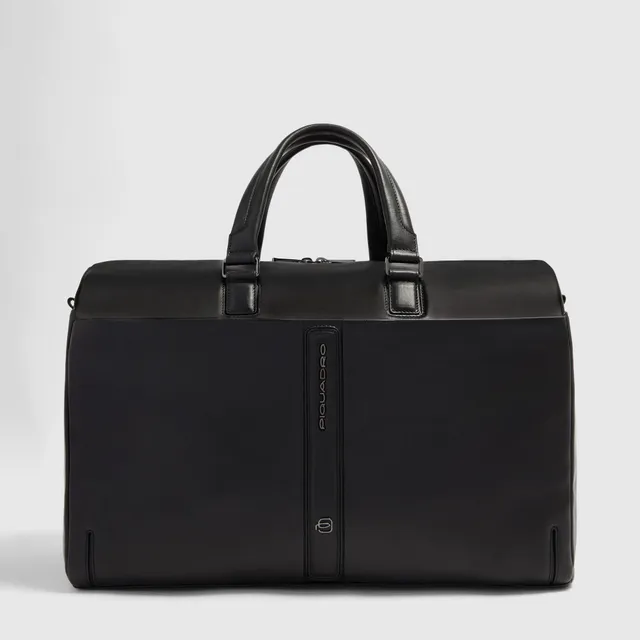 Piquadro Rover Reisetasche Weekender Leder Schwarz Herren