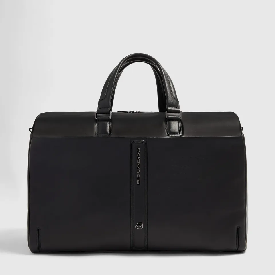 Piquadro Rover Reisetasche Weekender Leder Schwarz Herren