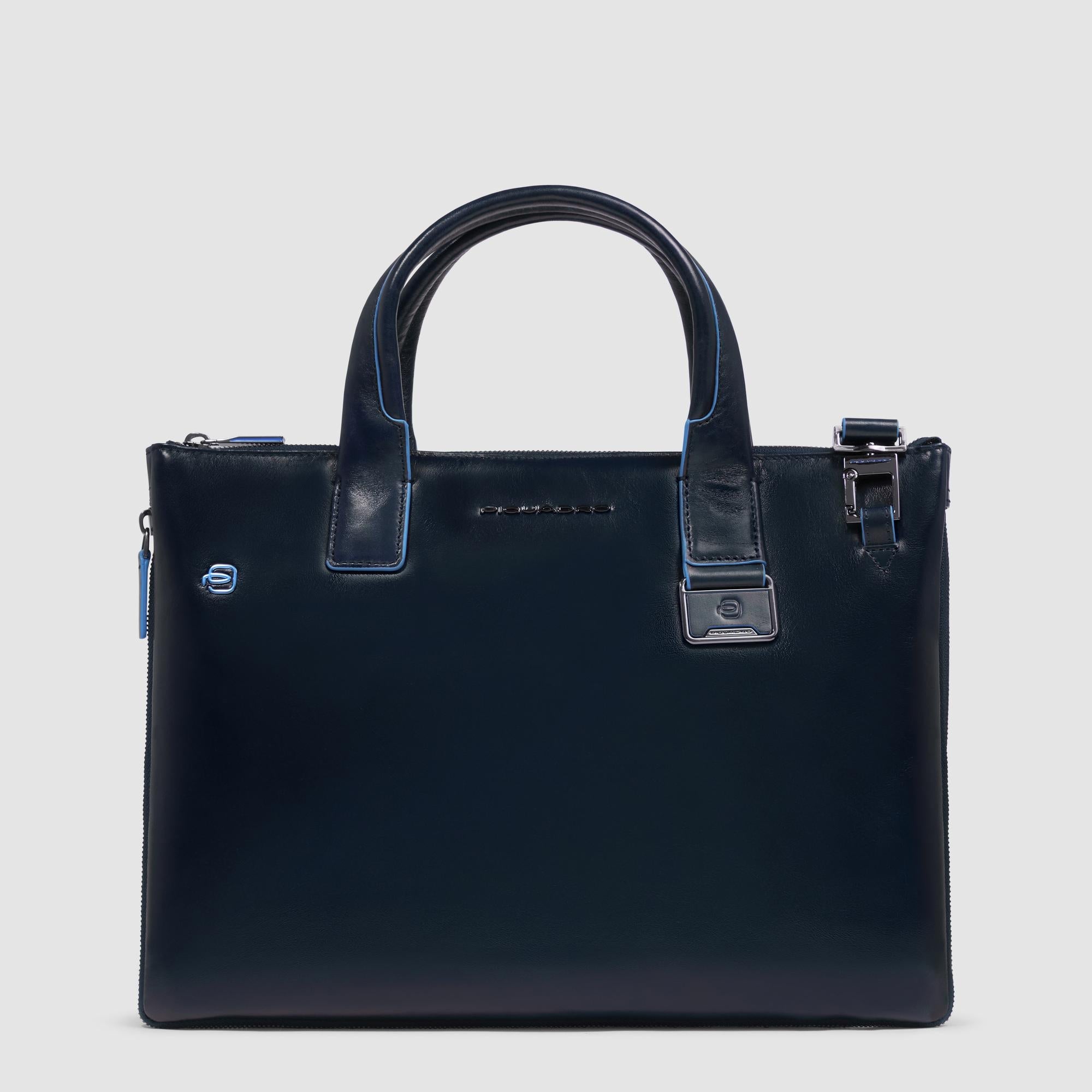 Piquadro Modus Laptoptasche 14 Zoll Leder blau