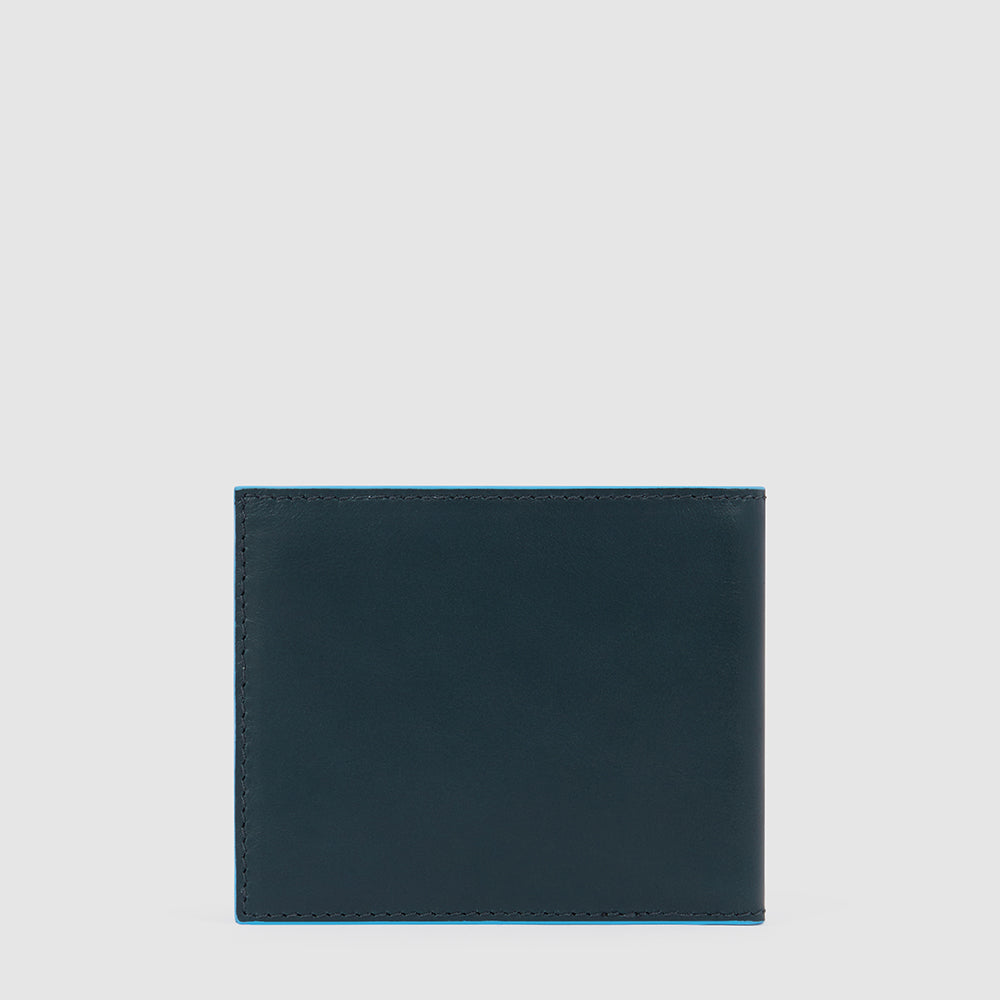 Piquadro Blue Square Herren Geldbörse Leder Schwarz RFID