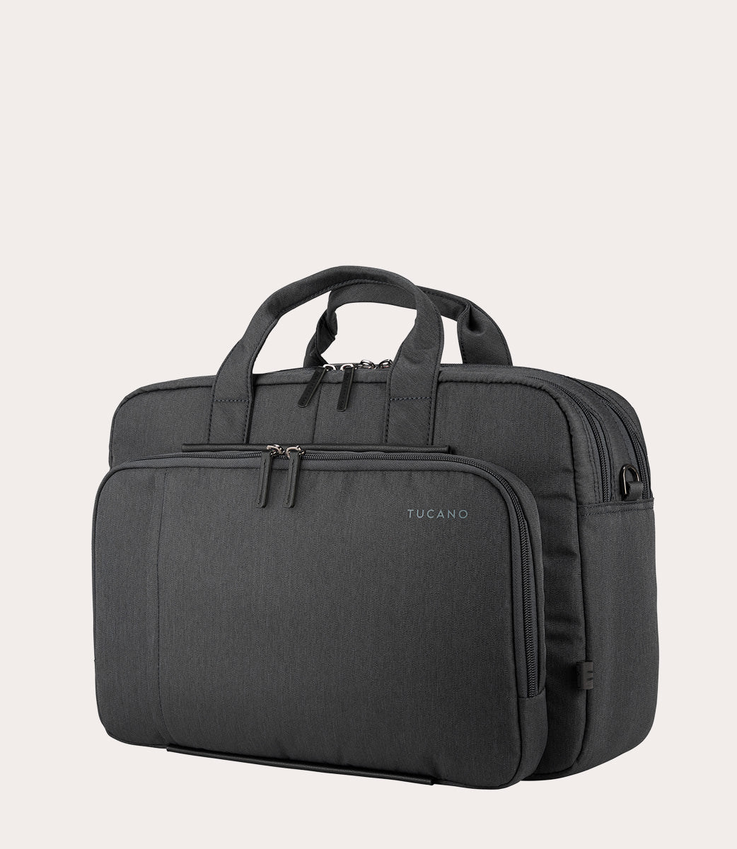 Tucano Flash 15,6 Zoll Laptoptasche Schwarz Recycling