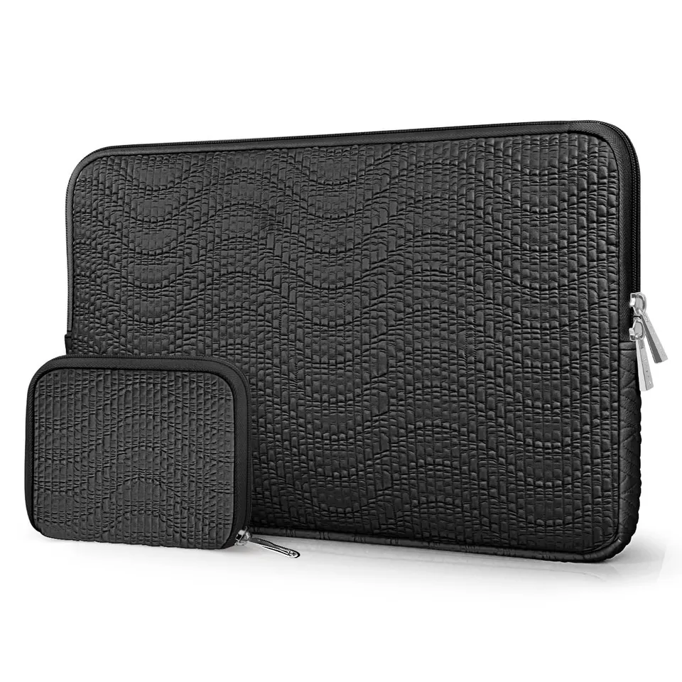 Arvok Business Laptop Sleeve 15 Zoll Laptoptasche Schwarz