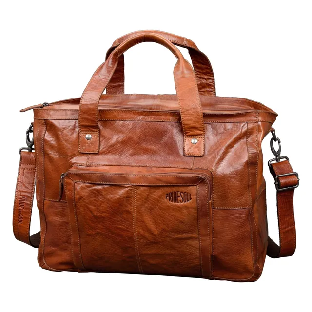 Lightpak Royal T Weekender Reisetasche Cognac Leder