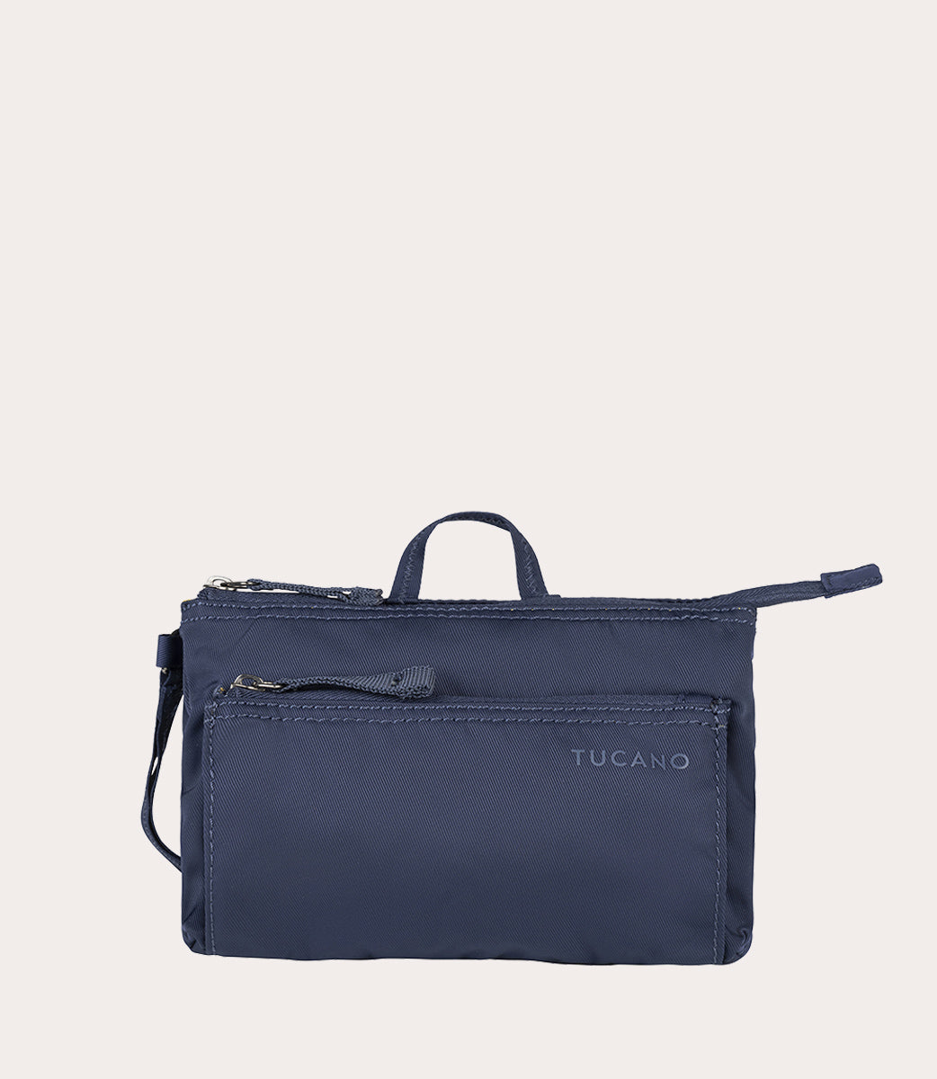 Tucano Ordine Beauty Case Kulturtasche Dunkelblau recycelt