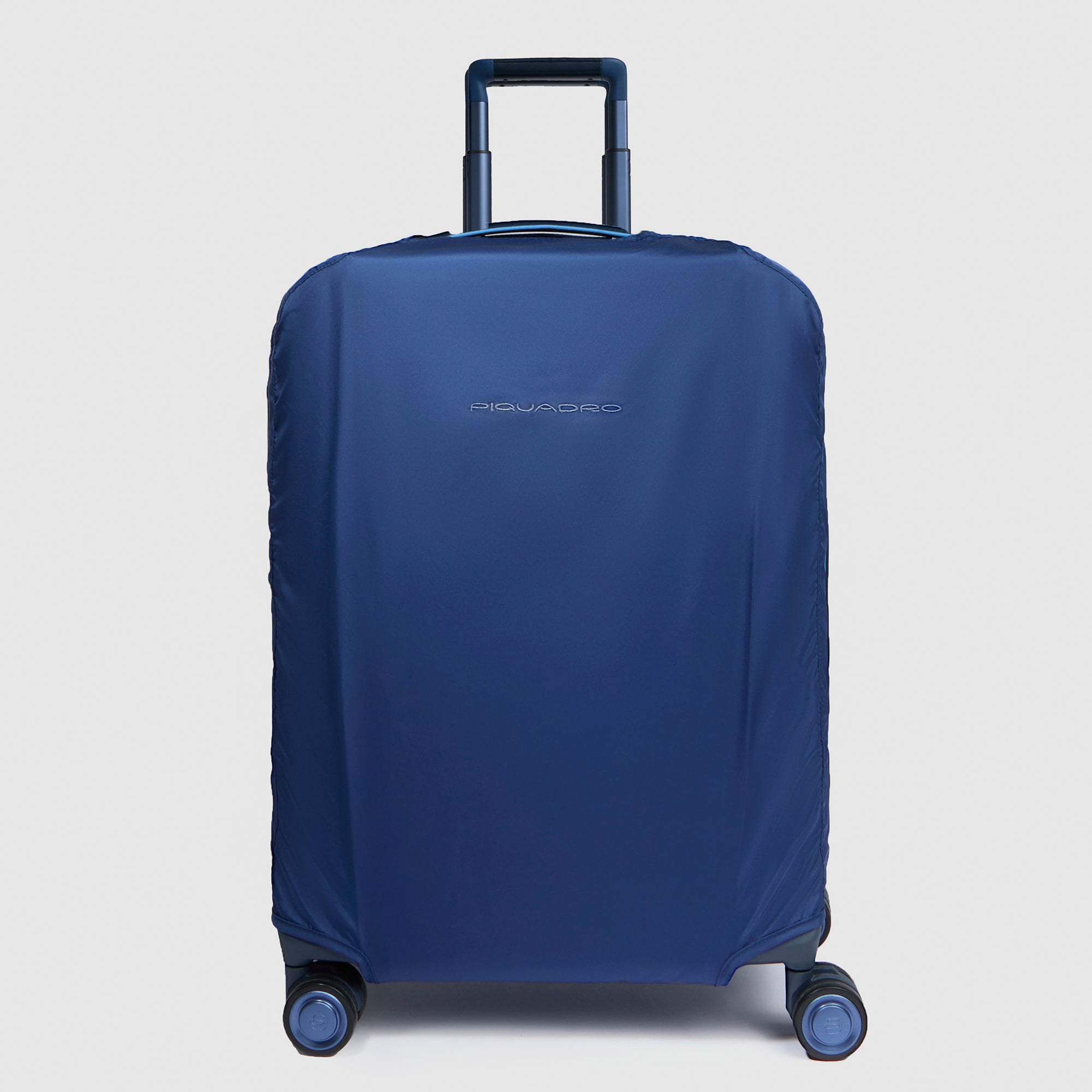 Piquadro Connequ Trolley groß Aluminium Blau 4 Rollen