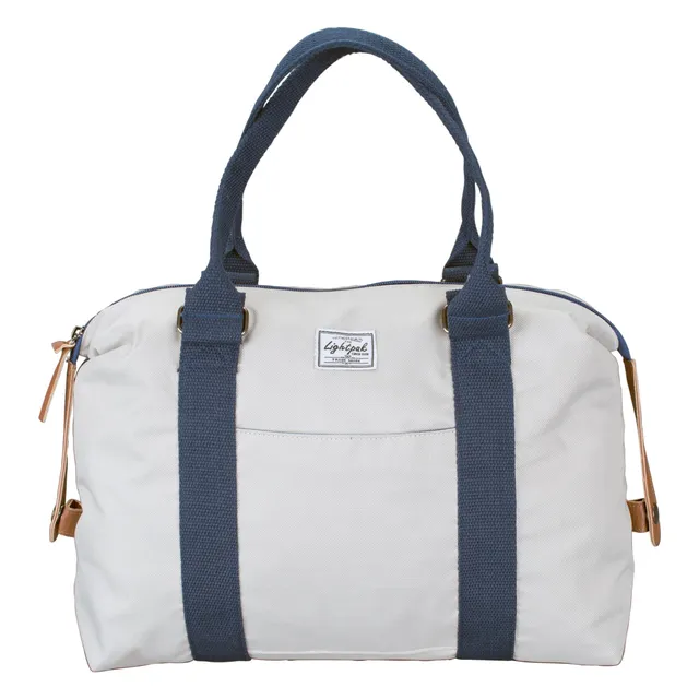 Lightpak Sweetbox Damentasche Beige-Blau mit Schulterriemen
