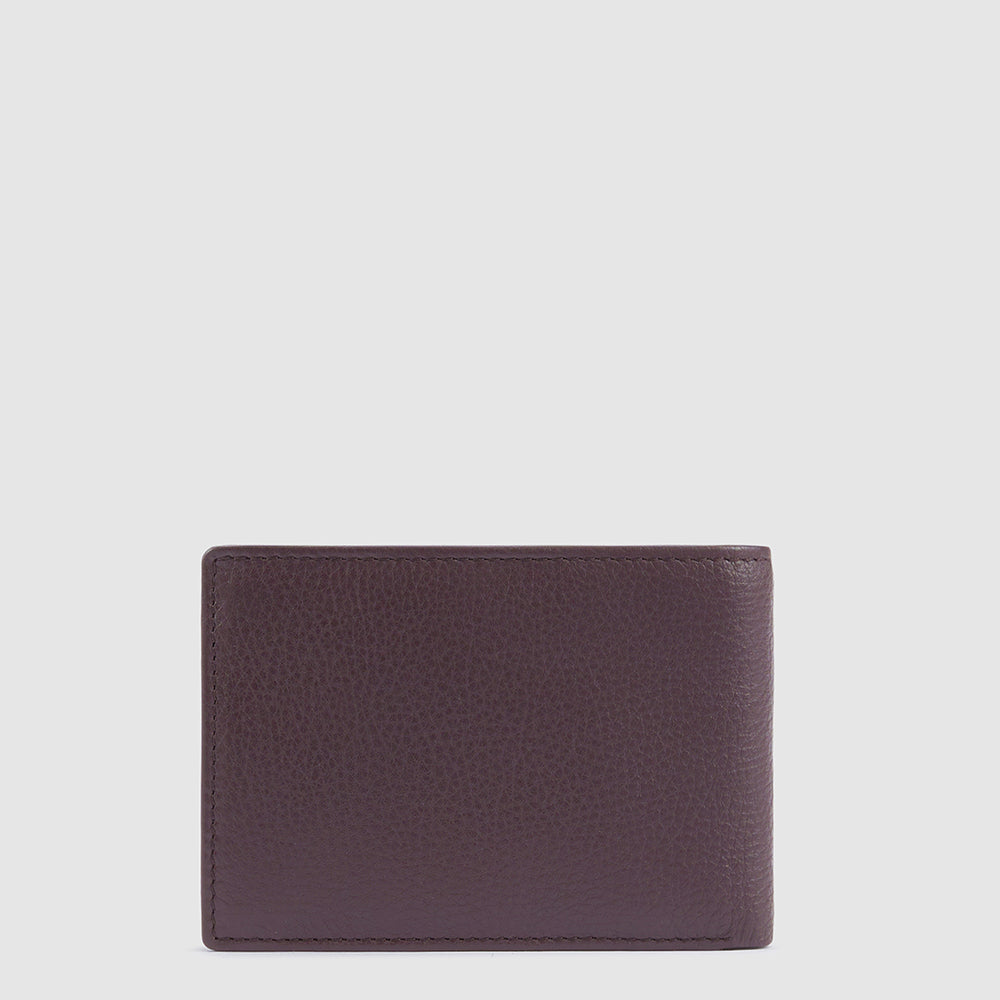 Piquadro Blue Square Geldbörse Leder blau RFID Münzfach
