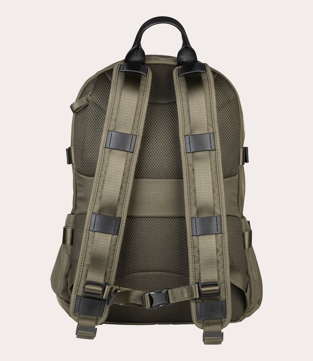 Tucano Desert Premium 15,6 Zoll Rucksack Grün Leder