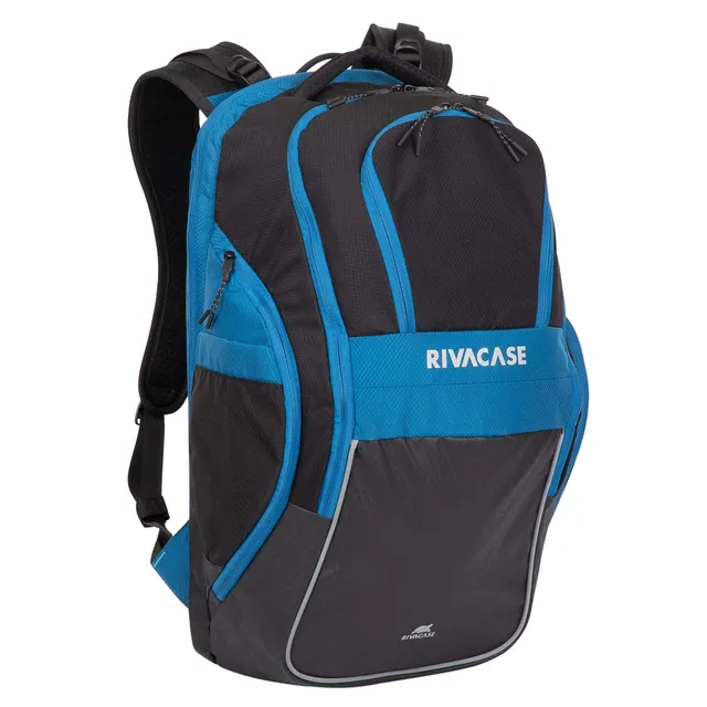 RIVACASE Ipanema Laptop-Rucksack 17,3 Zoll Blau-Schwarz