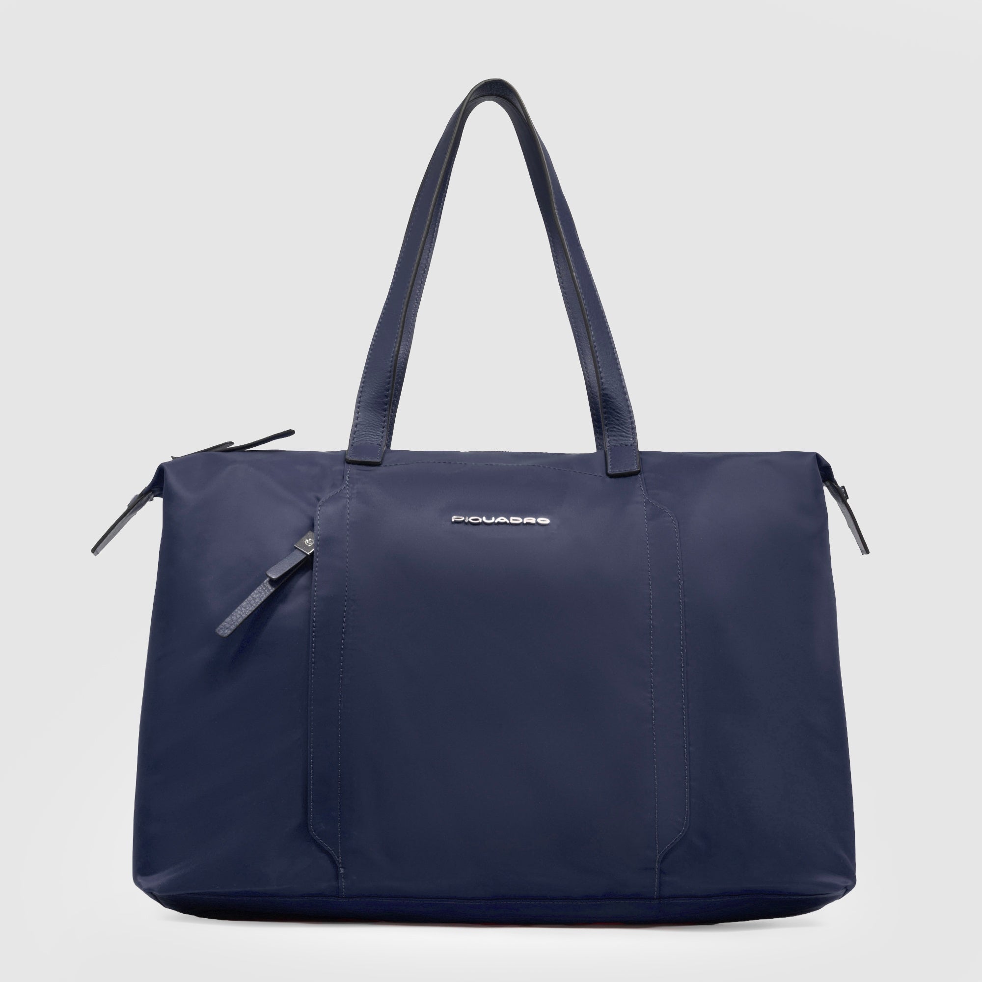 Piquadro Patricia Shopper 15,6 Zoll Leder schwarz faltbar